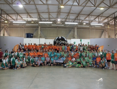 Atletas da terceira idade de Mercedes se destacam na Liga Cresol de Vôlei Gigante